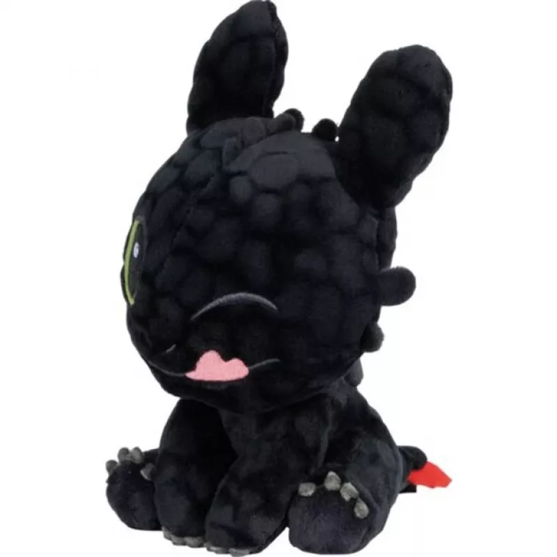 Dragons: Toothless, felice, peluche 18 cm