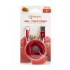 Sbox USB->Type-C M/M 1,5m CTYPE-1.5R rosso fragola