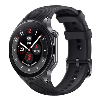 OnePlus Watch 2 - 46 mm - smartwatch con cinturino - fluoroelastomero - misura polso: 140-210 mm - display 3,63 cm (1,43