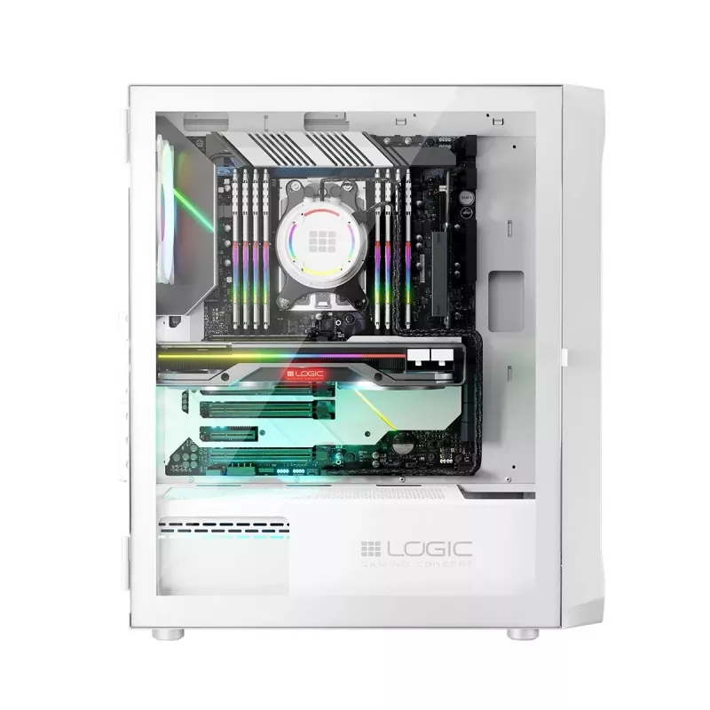 Case Logic PORTOS ARGB MINIDI USB 3.0 bianco