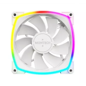 Montech RX120 PWM ventola per case PC 12 cm bianco 3 pz.