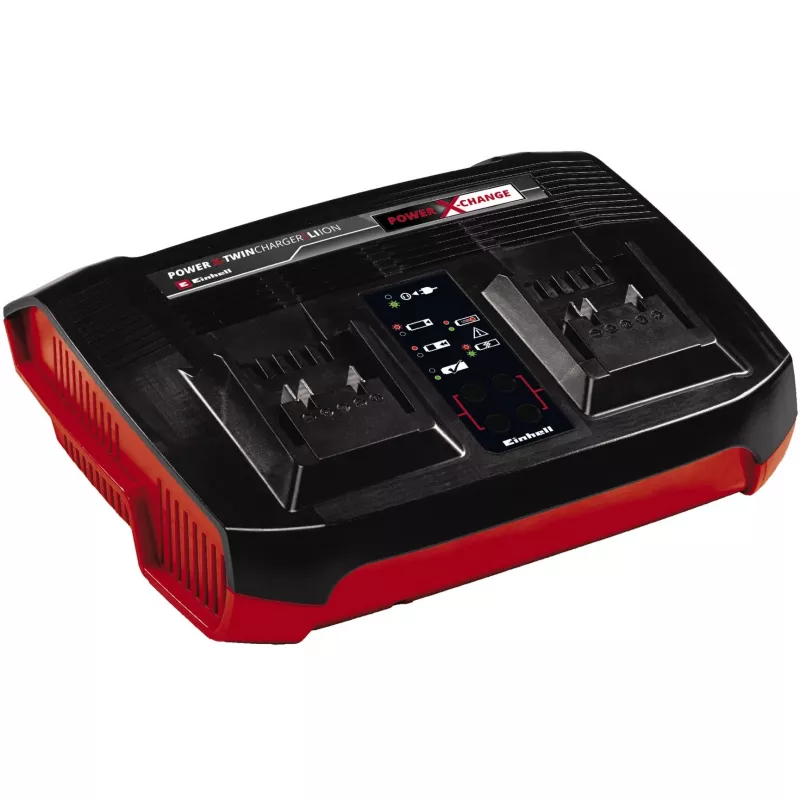Kit caricabatterie Einhell 2x 4.0Ah Twincharger AC LED