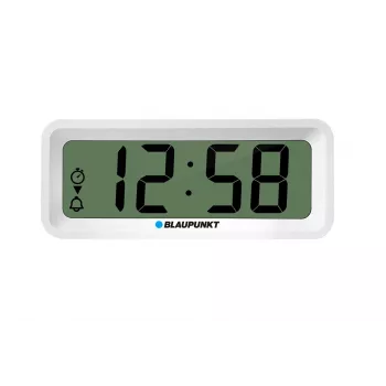 Sveglia BLAUPUNKT CL04WH orologio multifunzione, bianco — termometro, calendario, funzione snooze, 88×37×21 mm