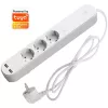 Ciabatta smart Denver SHP-310U 3 uscite AC tipo F 3680 W