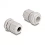 Pressacavo M16 DELOCK, plastica, grigio, confezione da 10