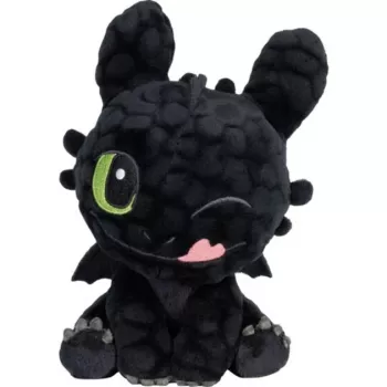 Dragons: Toothless, felice, peluche 18 cm
