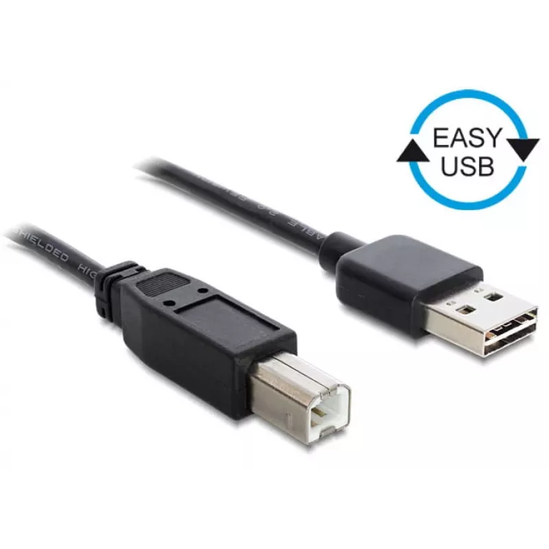 Cavo USB DeLOCK 3 m USB 2.0 A - B maschio/maschio