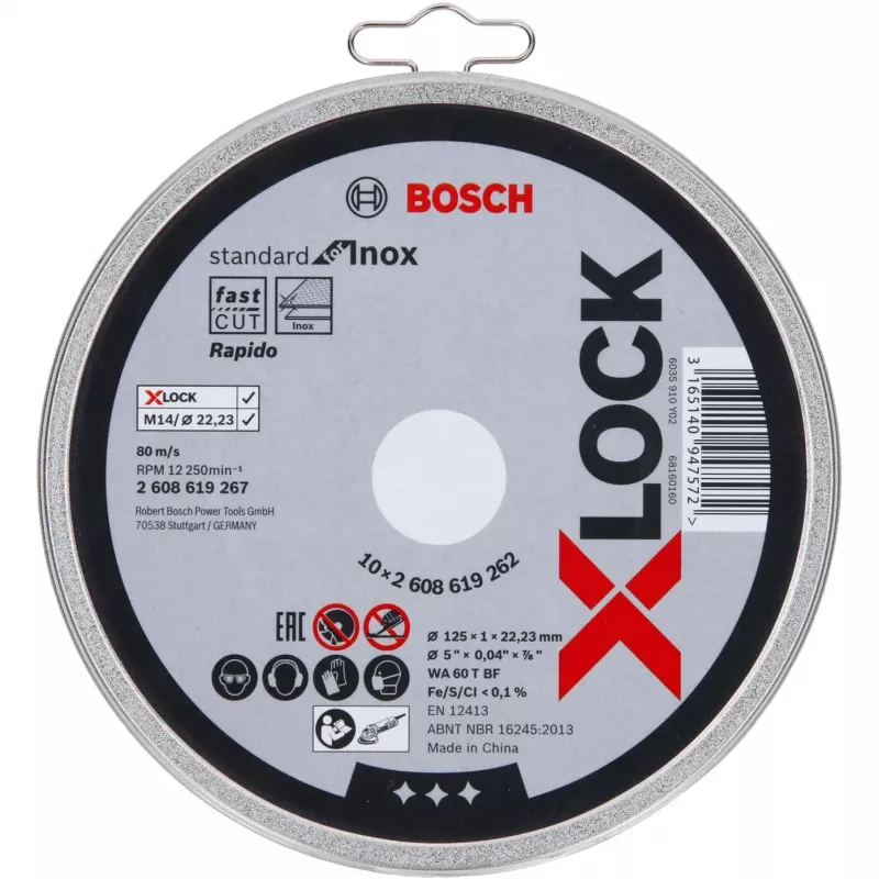 Bosch 2 608 619 262 accessorio per smerigliatrice angolare disco da taglio