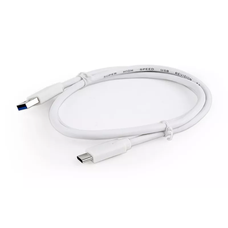 Cavo dati USB Gembird USB A a USB C 1 m, USB 3.2 Gen 1, bianco