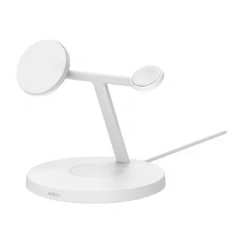Belkin BoostCharge Pro cuffie, smartphone, smartwatch bianco USB ricarica wireless ricarica rapida per interni