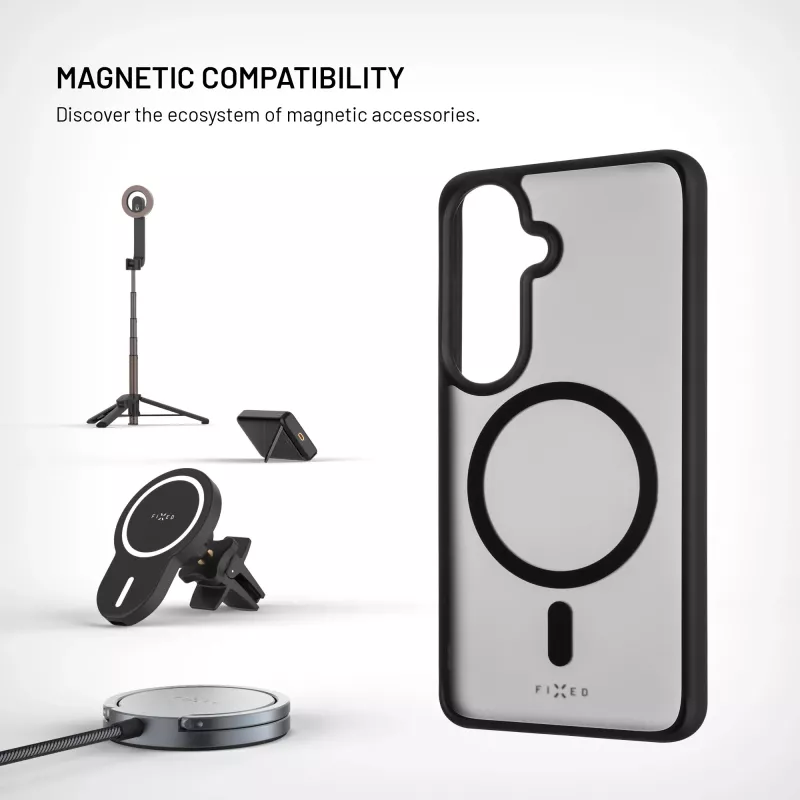 Fixed MagMisty | Cover posteriore | Samsung | Galaxy S26 | Policarbonato/TPU | Nero