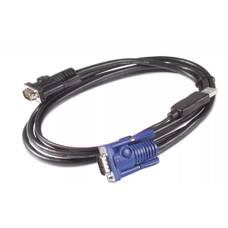 APC cavo KVM USB - 6 ft (1,8 m), 1,83 m, USB, USB, VGA, nero, USB-A