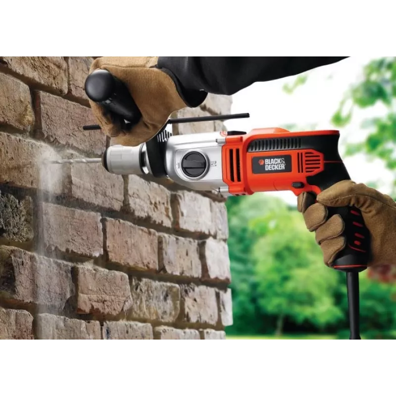 Trapano a percussione 1100W 13mm BLACK+DECKER