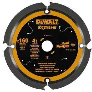 Disco da taglio per laminato e pannelli in cemento DeWalt DT1470 160x20 mm 40T