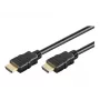 Wentronic goobay Series 2.0 - Highspeed - Cavo HDMI con Ethernet - HDMI maschio a HDMI maschio - 15 m - Doppio isolamento - nero - 4K Ultra HD s
