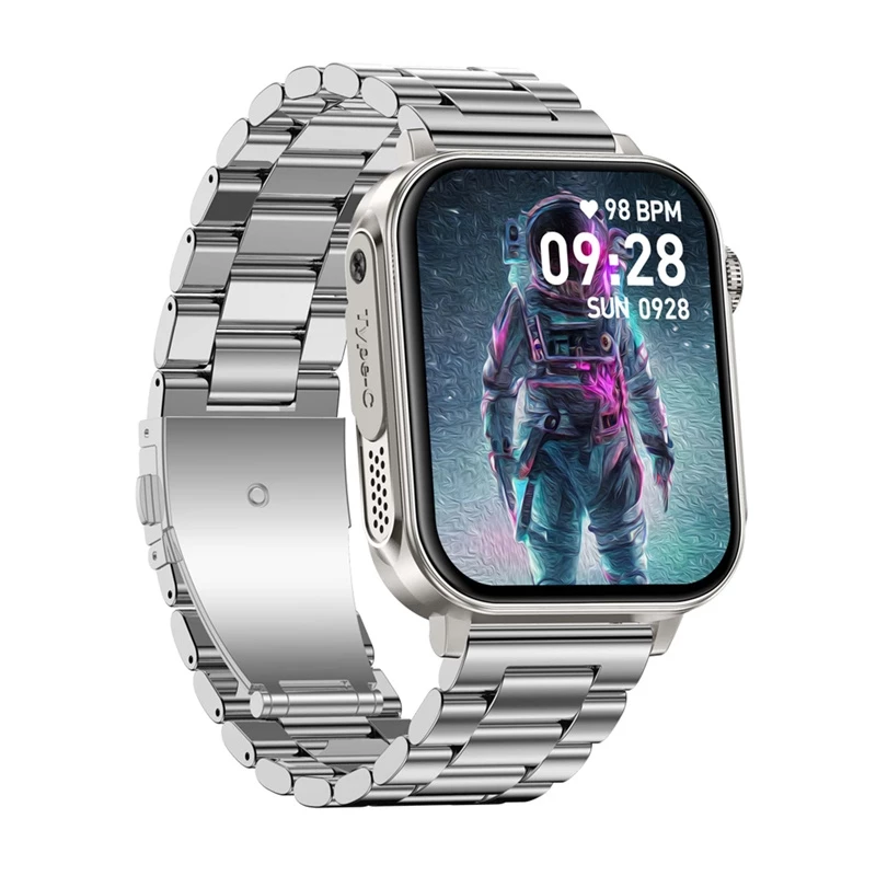Smartwatch Colmi P80 Steel argento con Bluetooth e cardiofrequenzimetro