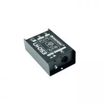 DI box passiva Omnitronic LH-053 1 canale, direct box passiva per strumento/linea