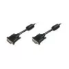 DIGITUS - cavo DVI - Dual Link - DVI-D (M) - DVI-D (M) - 5,0 m - stampato, viti zigrinate - nero (AK-320101-050-S)