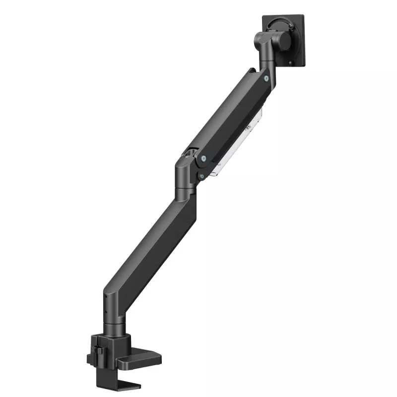 Maclean MC-968 supporto doppio braccio per monitor con molla a gas 17-57 27 kg portata elevata stabile completamente orientabile supporto max VESA 200x200