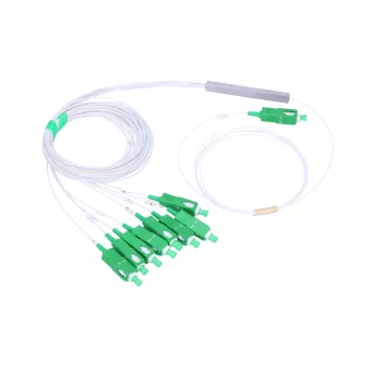 Splitter per cavo Extralink Splitter 1:8 PLC SC/APC 900µm 1,5m verde bianco