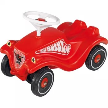 Macchinina scivolo Simba-Dickie BIG Bobby Car Classic rosso con Whisper Wheels e cura delle scarpe