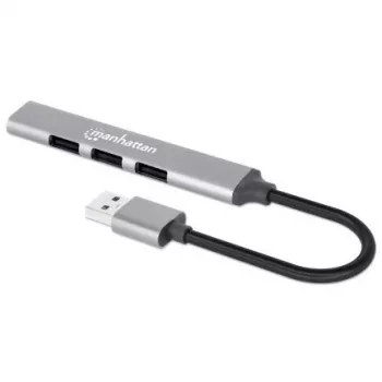 Hub Manhattan USB-A 4 porte, 4 porte USB-A (1x 5 Gbps USB 3.2 Gen1…