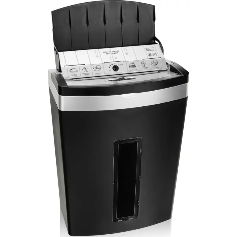 Distruggidocumenti Peach PS600-10 taglio micro 63 dB nero, argento