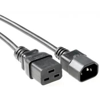 Microconnect PE0191430 cavo di alimentazione nero 3 m connettore femmina C19 connettore femmina C14