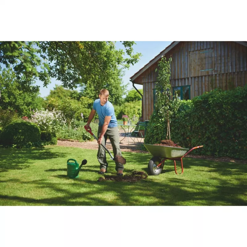 Vanga WOLF-Garten ASP-D acciaio rosso 1230 mm