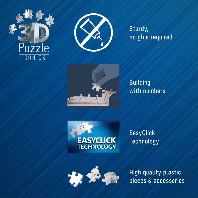Puzzle 3D Torre Eiffel