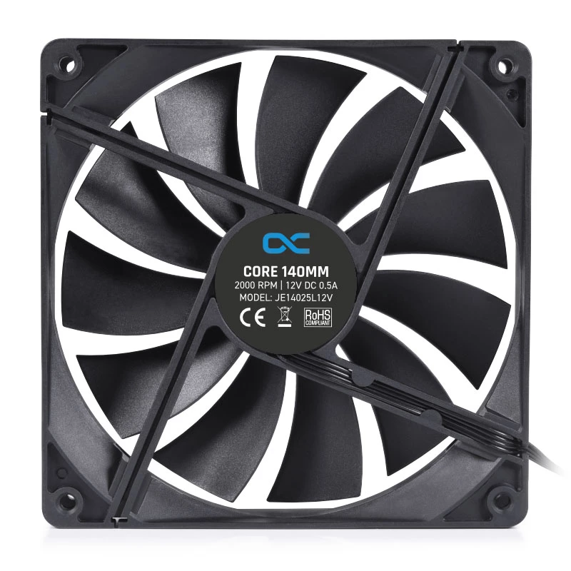 Ventola Alphacool 24853 14 cm nero 2000 RPM idraulica