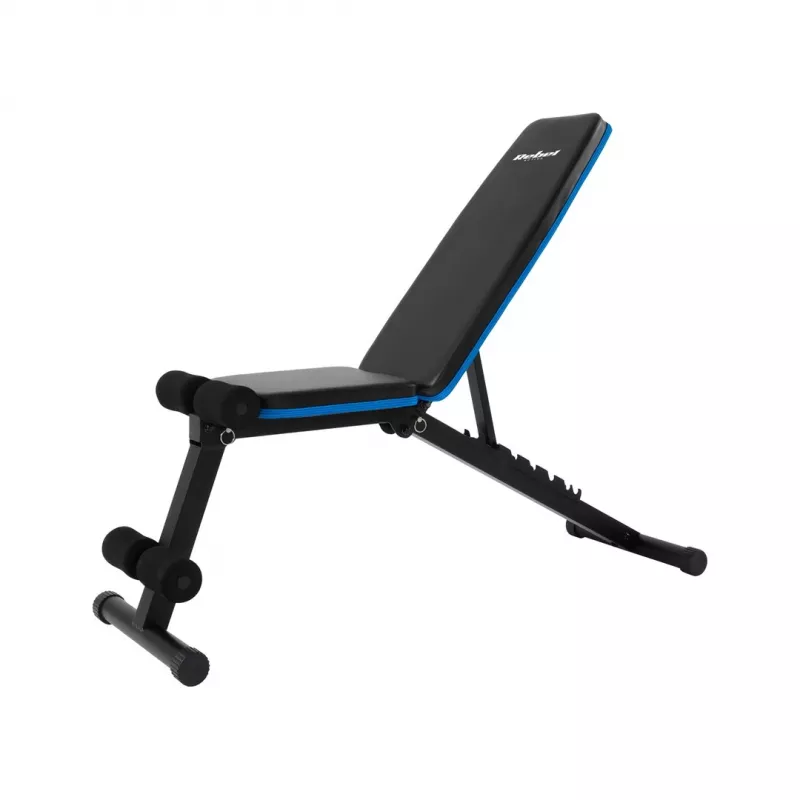 Panca inclinata rinforzata Rebel con supporto per le gambe REBEL ACTIVE – inclinazione regolabile, supporto gambe
