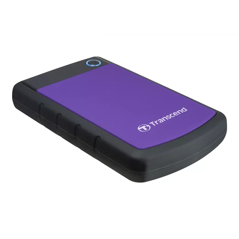 Transcend StoreJet 25H3P - disco rigido - 1TB - esterno - 6,4 cm (2.5) - SuperSpeed USB - 5400 giri/min - buffer: 8MB - brilliant purple (TS1TSJ25H3P)