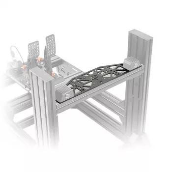 Staffa di montaggio Asetek SimSports 460×120×5 mm, acciaio, nero