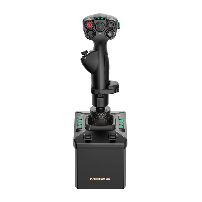Kit supporto Flight MOZA AB6 Flight Simulator – nero struttura in ABS, alluminio e fibra di carbonio, alimentazione AC 110–220 V, potenza di picco 72 W