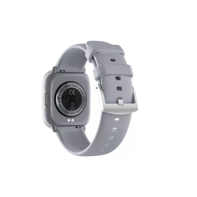 myPhone Watch Pastel smartwatch, AMOLED da 4,45 cm (1,75 pollici), 390 x 450 pixel, Bluetooth 5.3, impermeabile, grigio argento