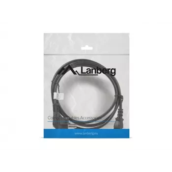 Cavo di alimentazione LANBERG CA-C13C-11CC-0018-BK — 1,8 m, connettore femmina C13 a CEE7/7, C13 angolato