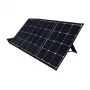 Caricatore solare pieghevole 120W, 2xUSB, QC3.0, con adattatori
