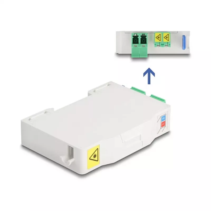 DeLOCK cavo di rete scatola di connessione in fibra ottica 85936 LC duplex bianca
