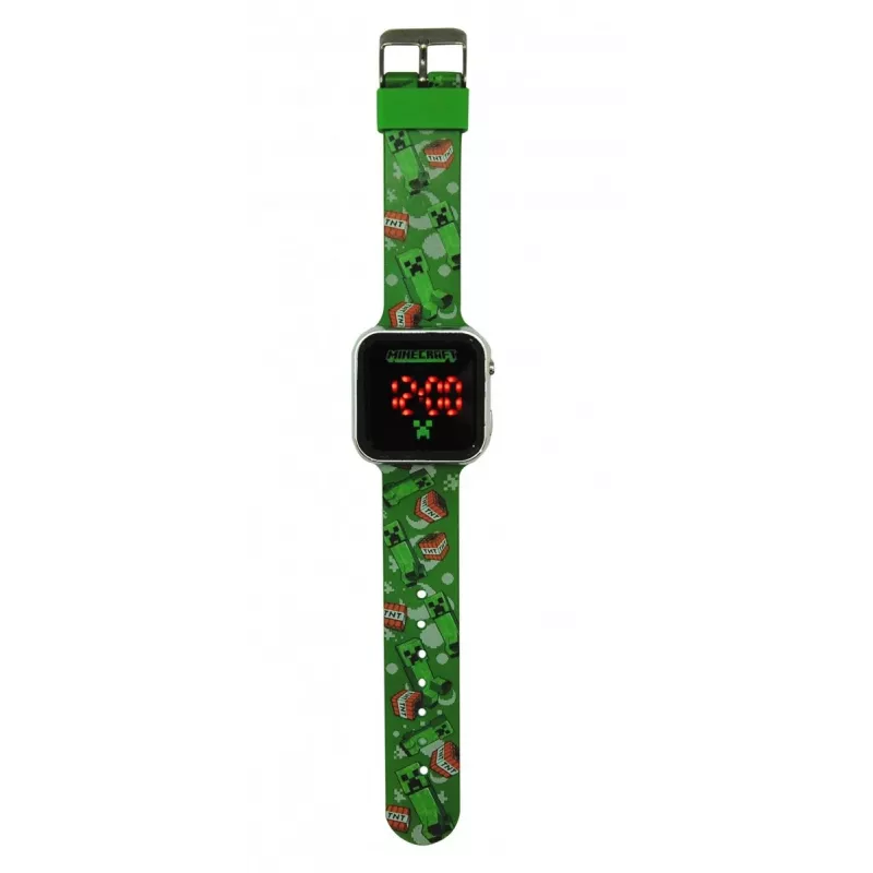 Orologio da polso digitale per bambini Euroswan Minecraft LED modello 065786