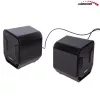 Audiocore AC865B altoparlanti USB 2.0 per computer, 6 W, nero/blu
