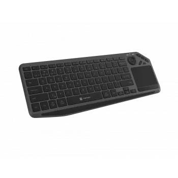 Natec Turbot 2 | Tastiera | Wireless | US | Bluetooth | nero/grigio