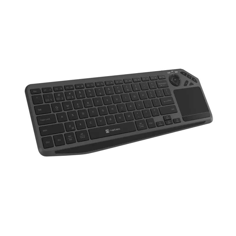 Natec Turbot 2 | Tastiera | Wireless | US | Bluetooth | nero/grigio