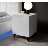 Comodino Cama REJA bianco lucido/bianco lucido