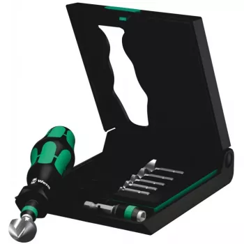 Wera set di punte per svasare 8 pezzi 6,3 mm, 8,3 mm, 10,4 mm, 12,4 mm, 16,5 mm, 20,5 mm HSS 05104655001 1/4 (6,3 mm) 1 set (05104655001)