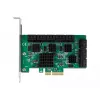 Scheda DeLOCK 16 porte SATA PCI Express x4 6 Gbit/s verde grigio