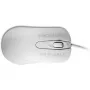 Mouse ottico ambidestro con filo ManMachine Man & Machine C — USB Type-A, laser 1000 DPI, 3 tasti, rotellina di scorrimento (bianco igienico)