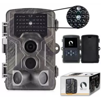Fototrappola TOPHUNT HC800A FHD con 42 LED IR — menu polacco, fototrappola attivata dal movimento