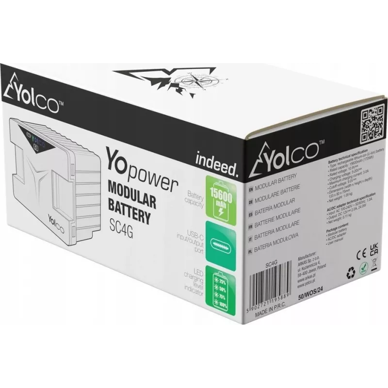 Yopower SC4G, SC4B batteria ricaricabile modulare per frigoriferi portatili Yolco