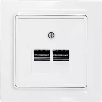 Eltako placca di copertura UAE/IAE 2 posti per E-Design UAE55E/2-wg (30055842)
